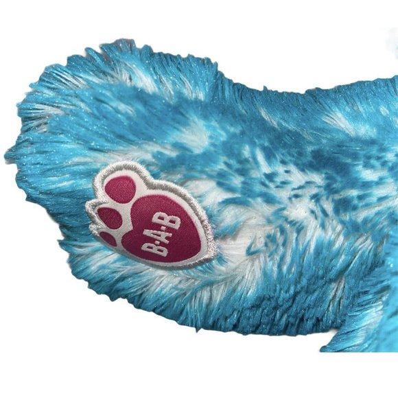 Build A Bear BAB Blue Happy Birthday Tye Dye Teddy Bear Plush Stuffed Animal 16" - Picture 6 of 9